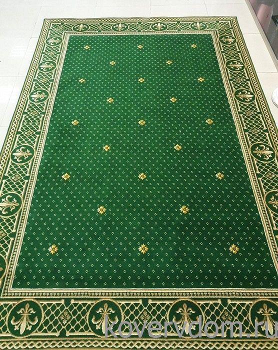 Полушерстяной ковер в кабинет Classic Green