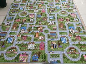 Детский ковер на дачу-палас LITTLE TOWN-A