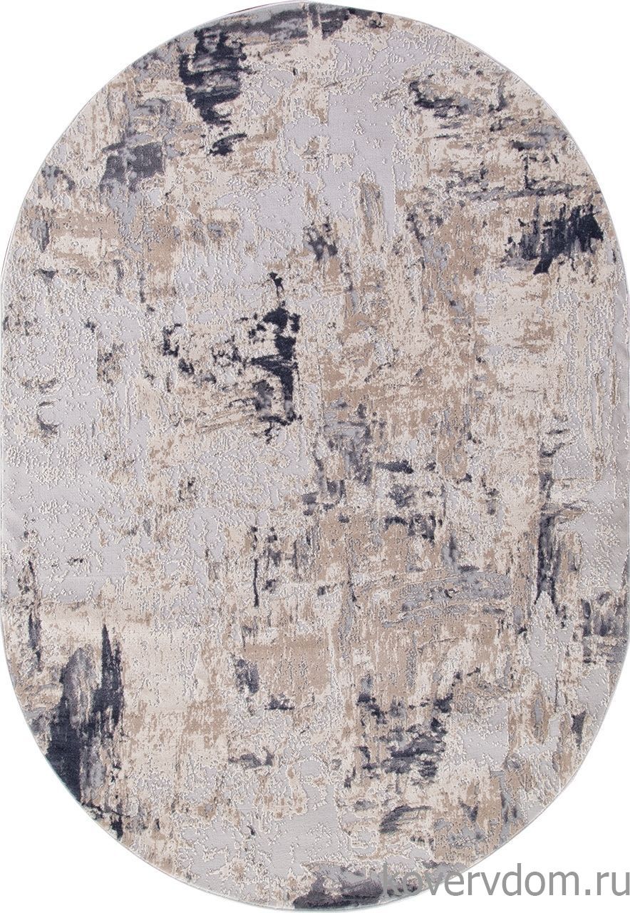 Ковер TOKIO 15456A BEIGE / GREY Овал Ковер TOKIO 15456A BEIGE / GREY Овал