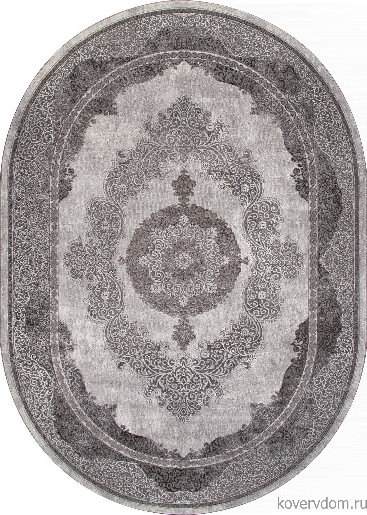 Ковер GRAFF 3419 GRAY-BEIGE Овал