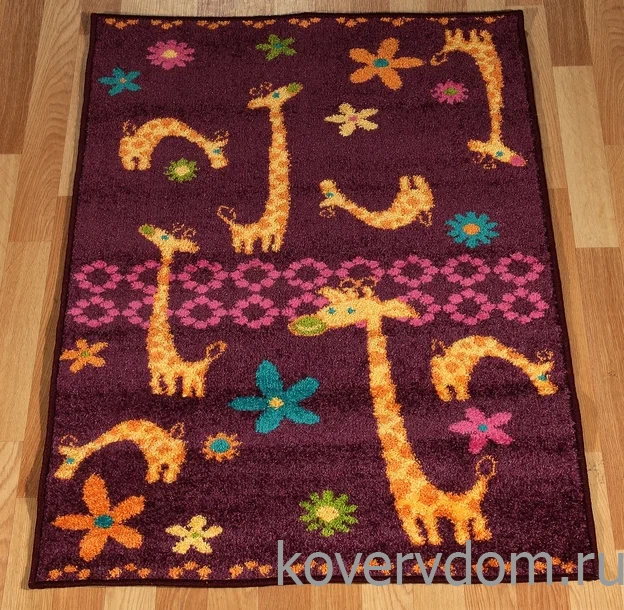 Ковер детский FUNKY Giraffe a violet Ковер детский FUNKY Giraffe a violet