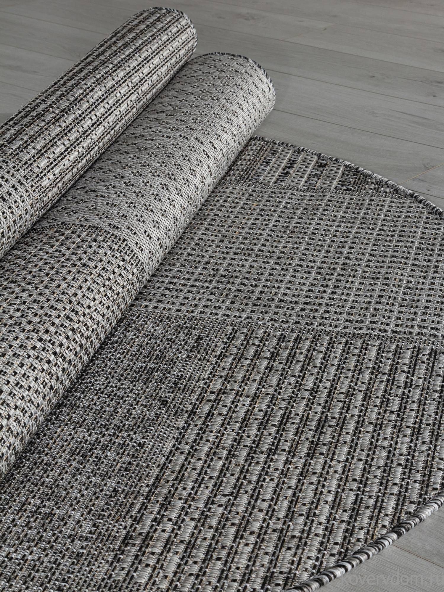 Ковер KAIR S139 DARK GRAY Овал Ковер KAIR S139 DARK GRAY Овал