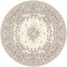 Ковер ISFAHAN Dafne alabaster Цветы КРУГ