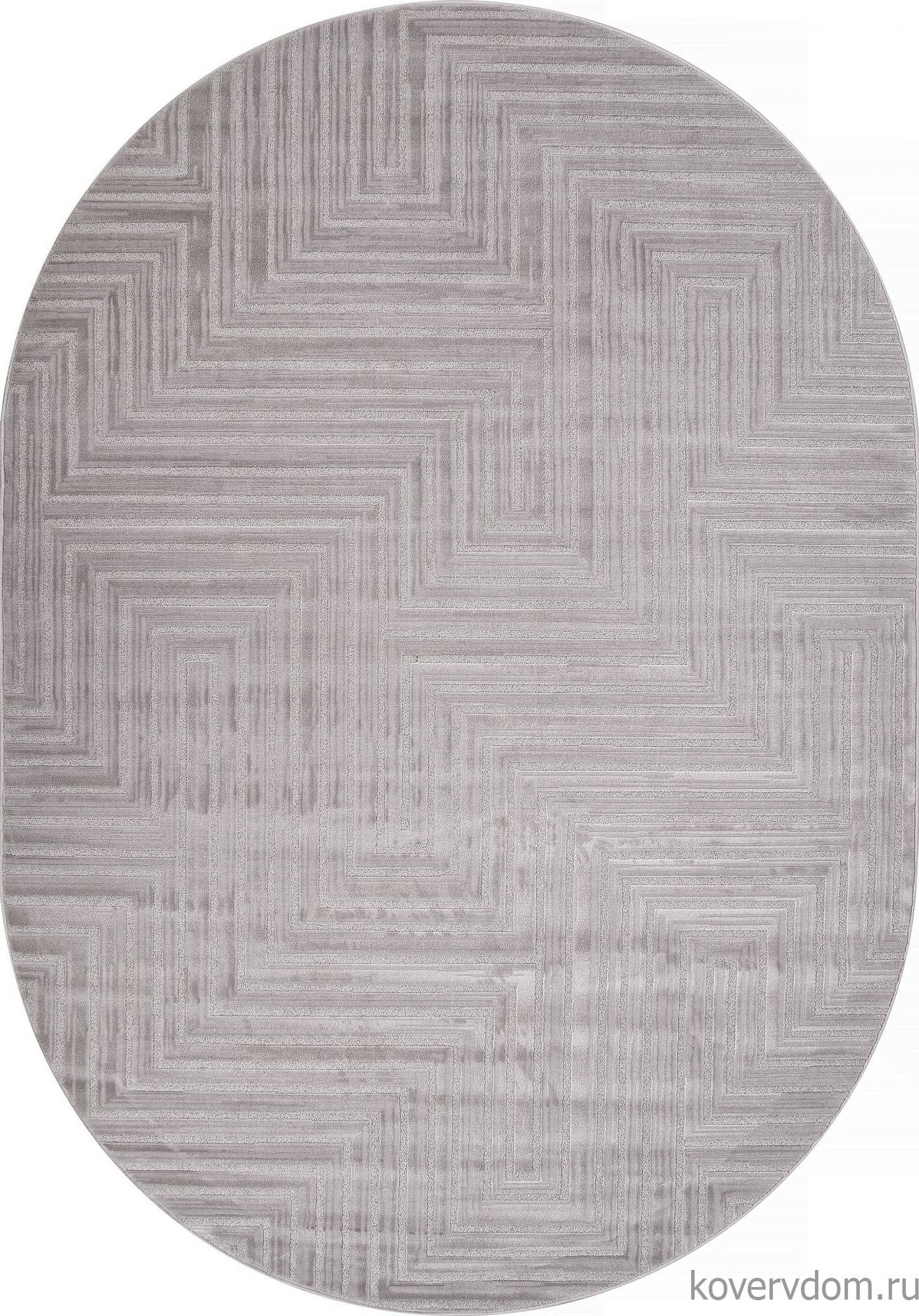 Ковер DIOS F412 GRAY Овал