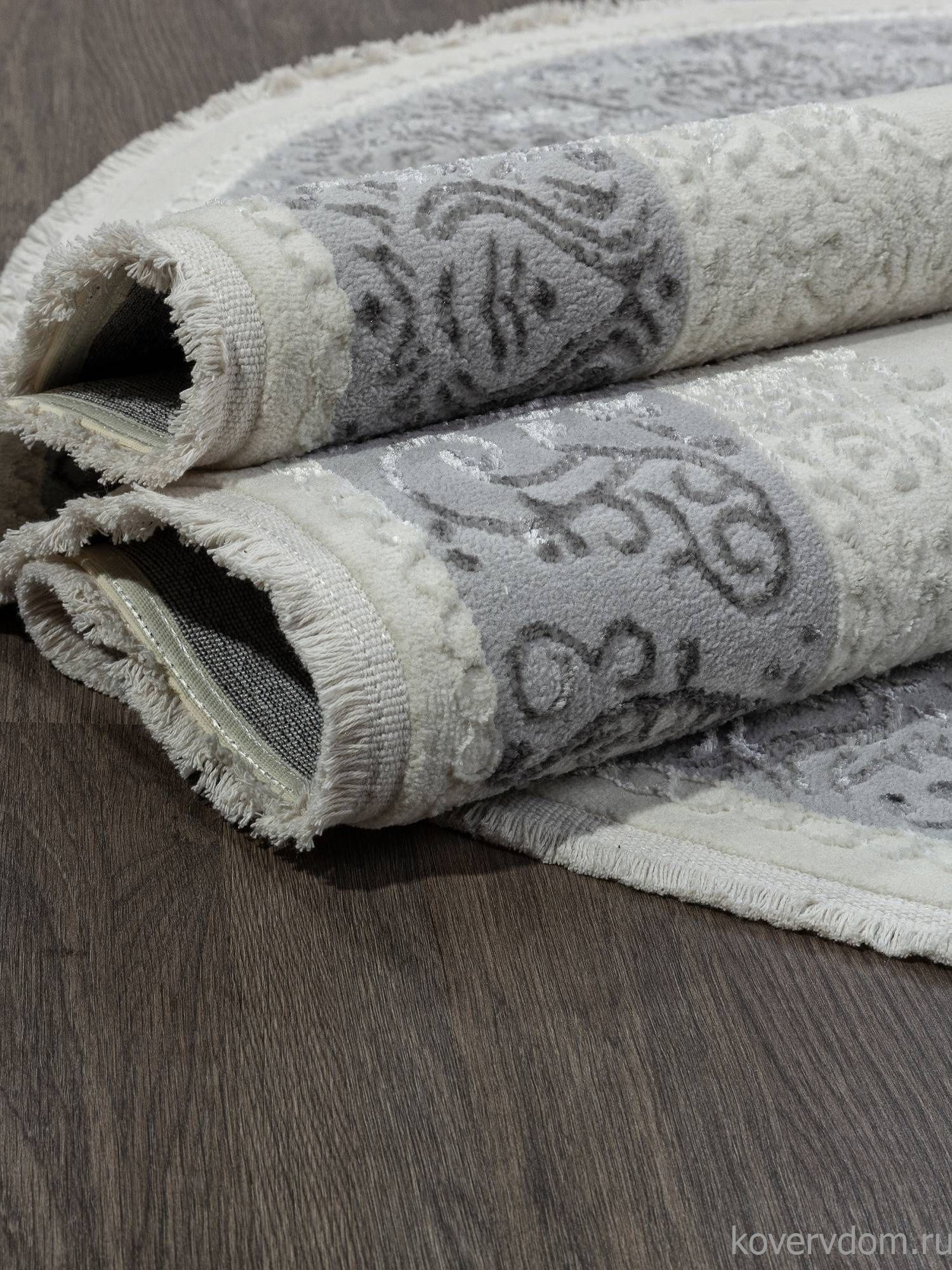 Ковер SAHARA 00759B CREAM HB / GREY FDY Овал Ковер SAHARA 00759B CREAM HB / GREY FDY Овал