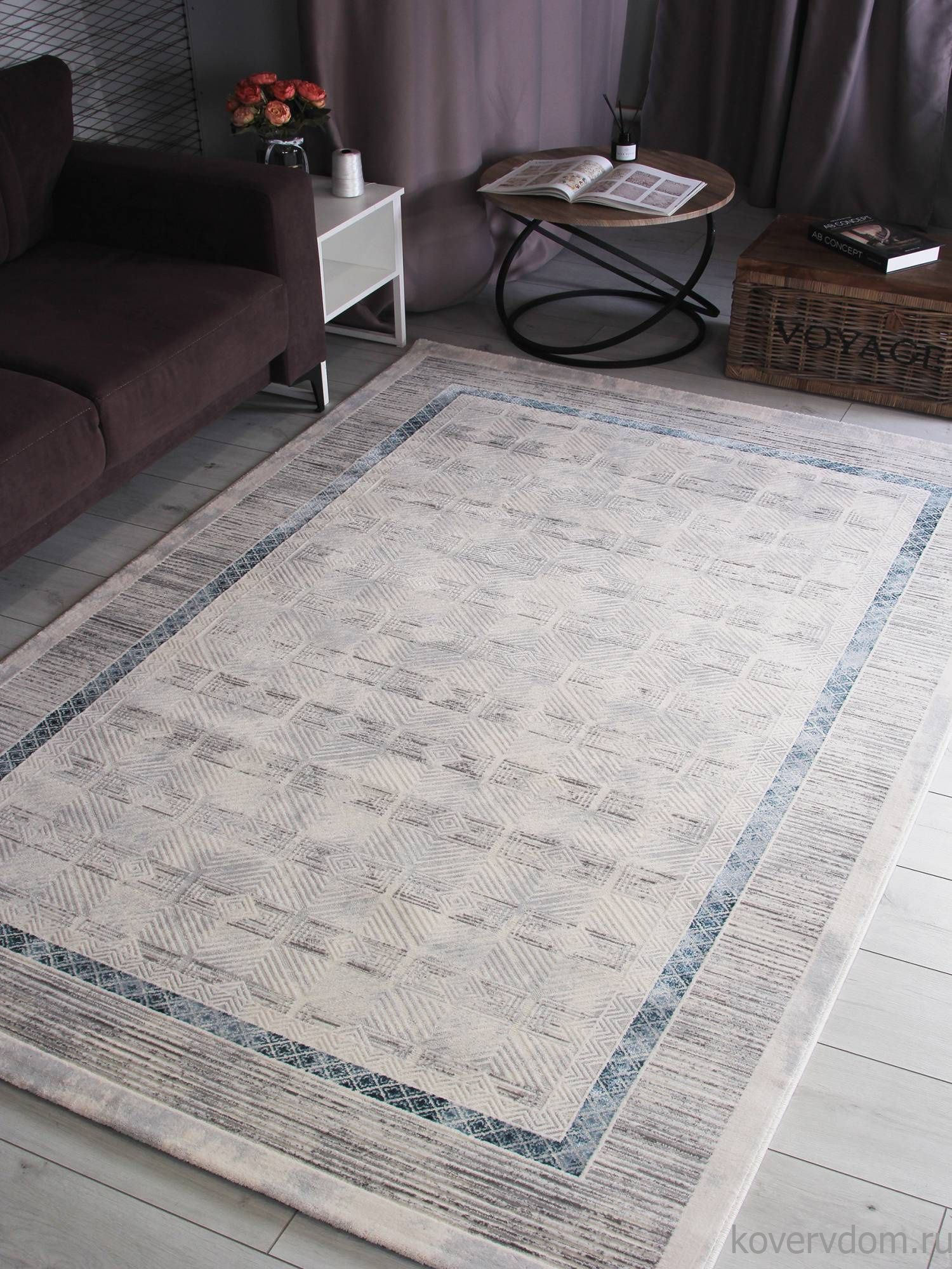 Ковер AMELI 9244B S.L.GREY / P.D.BLUE