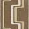 Ковер фризе JAZZY DASH  dark beige 
