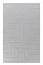Пушистый овальный ковер Dallas 0D913A White-White