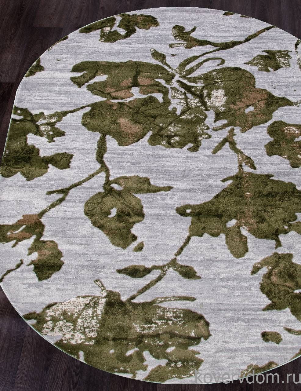 Ковер TOKIO 17974A GREY / L.GREEN Овал