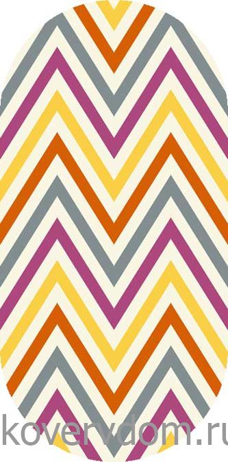 Ковер SUNRISE v830 CREAM-MULTICOLOR Овал