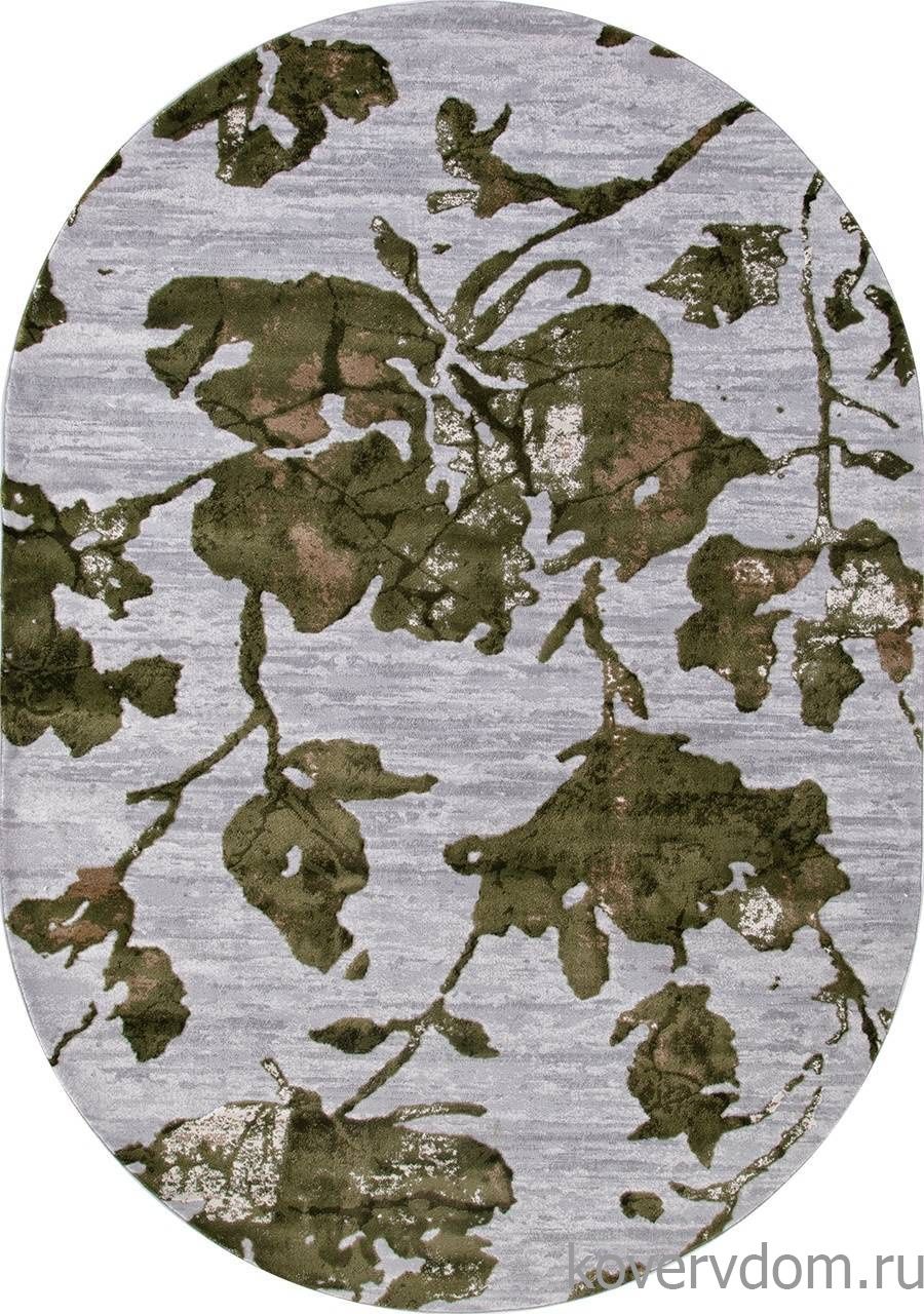 Ковер TOKIO 17974A GREY / L.GREEN Овал Ковер TOKIO 17974A GREY / L.GREEN Овал