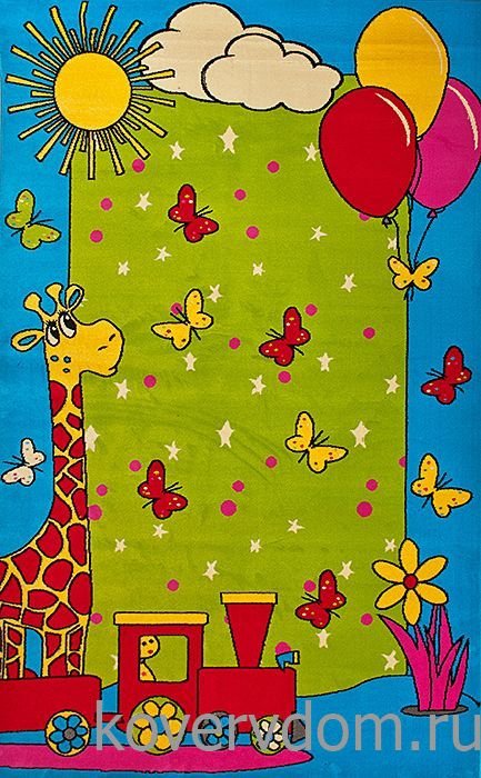 Детский ковер KINDER Бабочки 1015A Детский ковер KINDER Бабочки 1015A