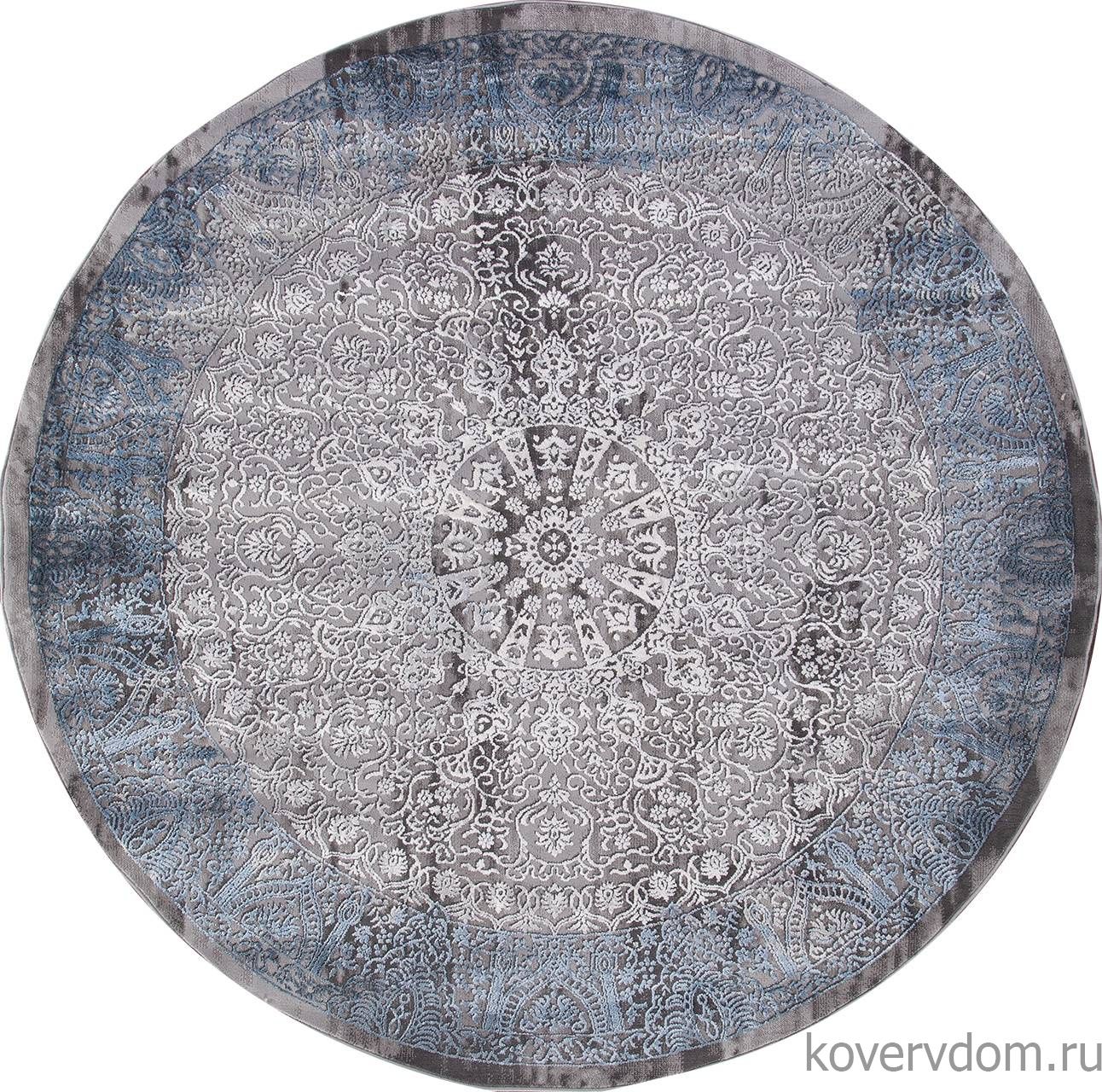 Ковер ARMINA 03878A BLUE / BLUE Круг Ковер ARMINA 03878A BLUE / BLUE Круг