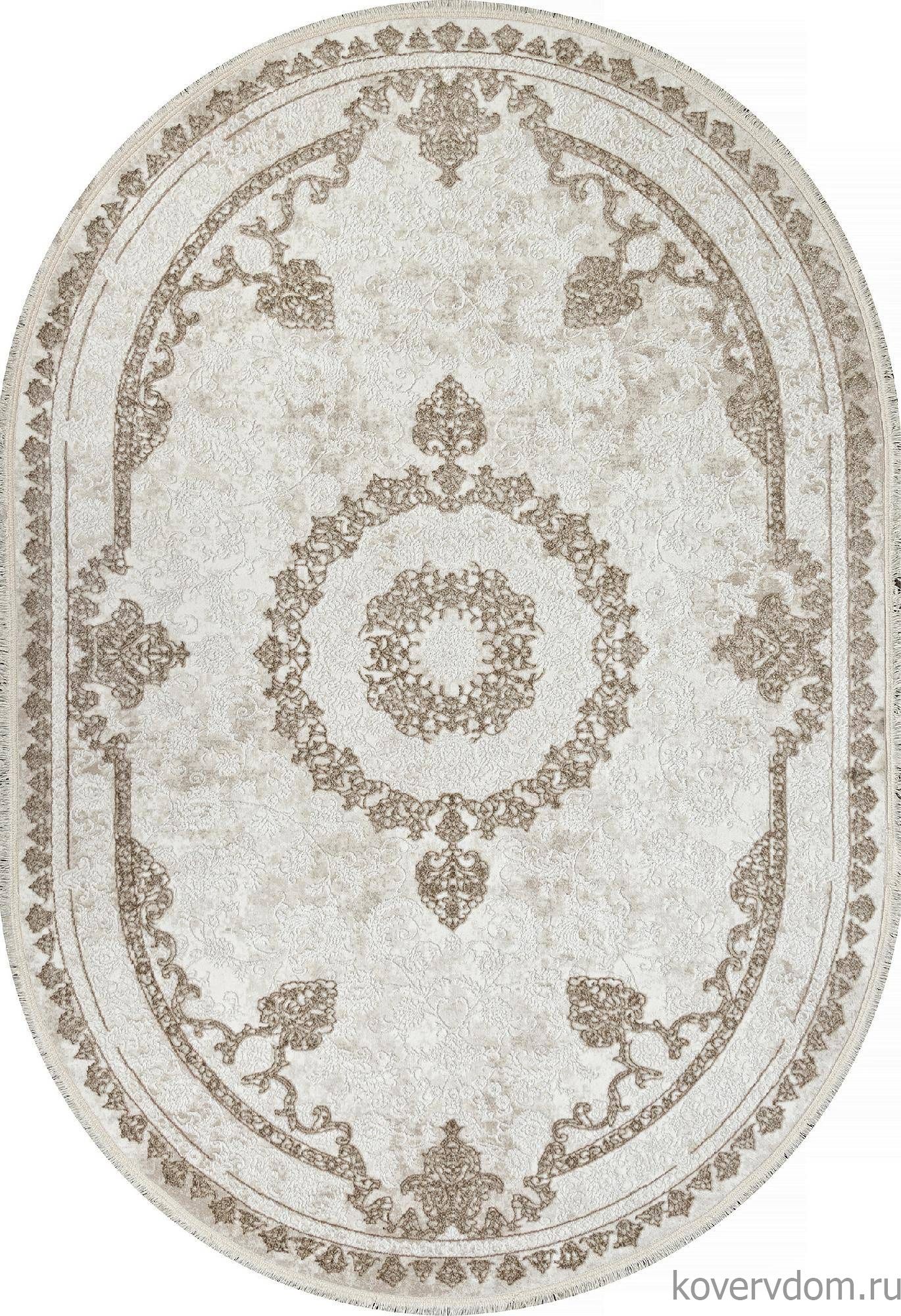 Ковер SANDALI 30231Y BEIGE / L.GREY Овал Ковер SANDALI 30231Y BEIGE / L.GREY Овал