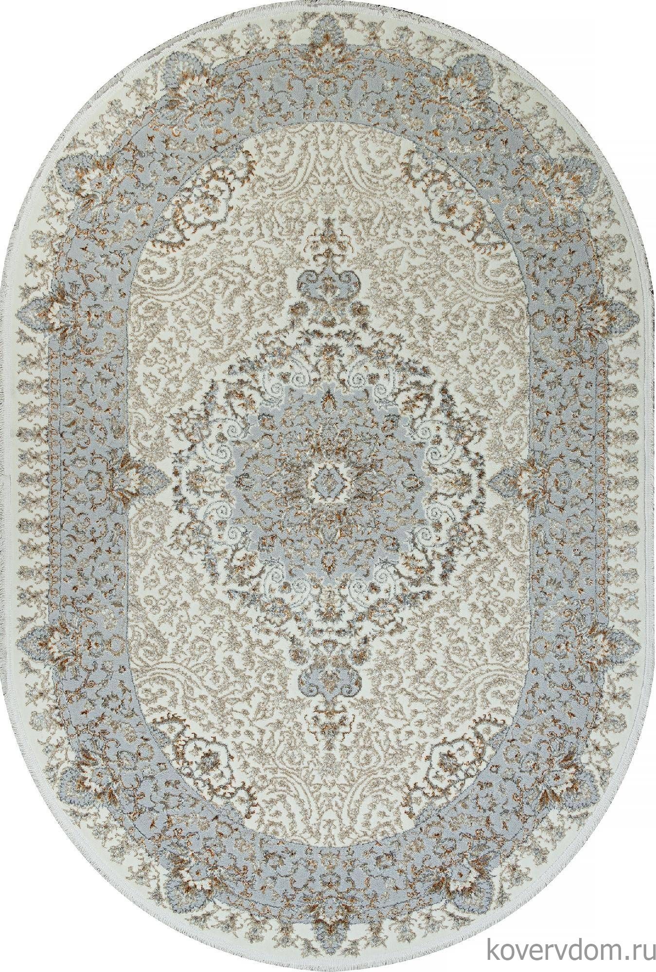 Ковер SAHARA 06066A CREAM FDY / CREAM HB Овал Ковер SAHARA 06066A CREAM FDY / CREAM HB Овал