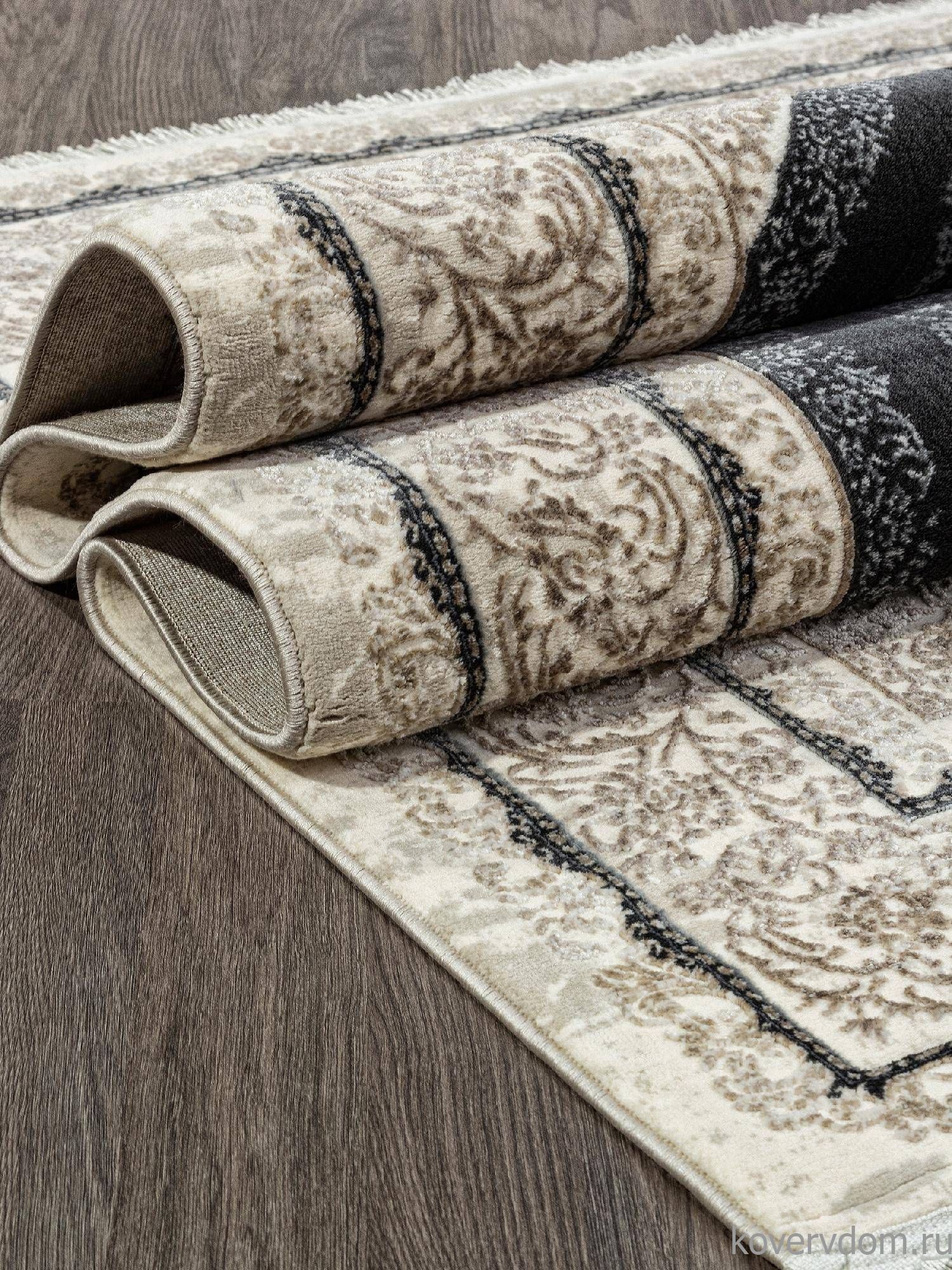 Ковер POMPEI N2136A CREAM / D.GREY Ковер POMPEI N2136A CREAM / D.GREY