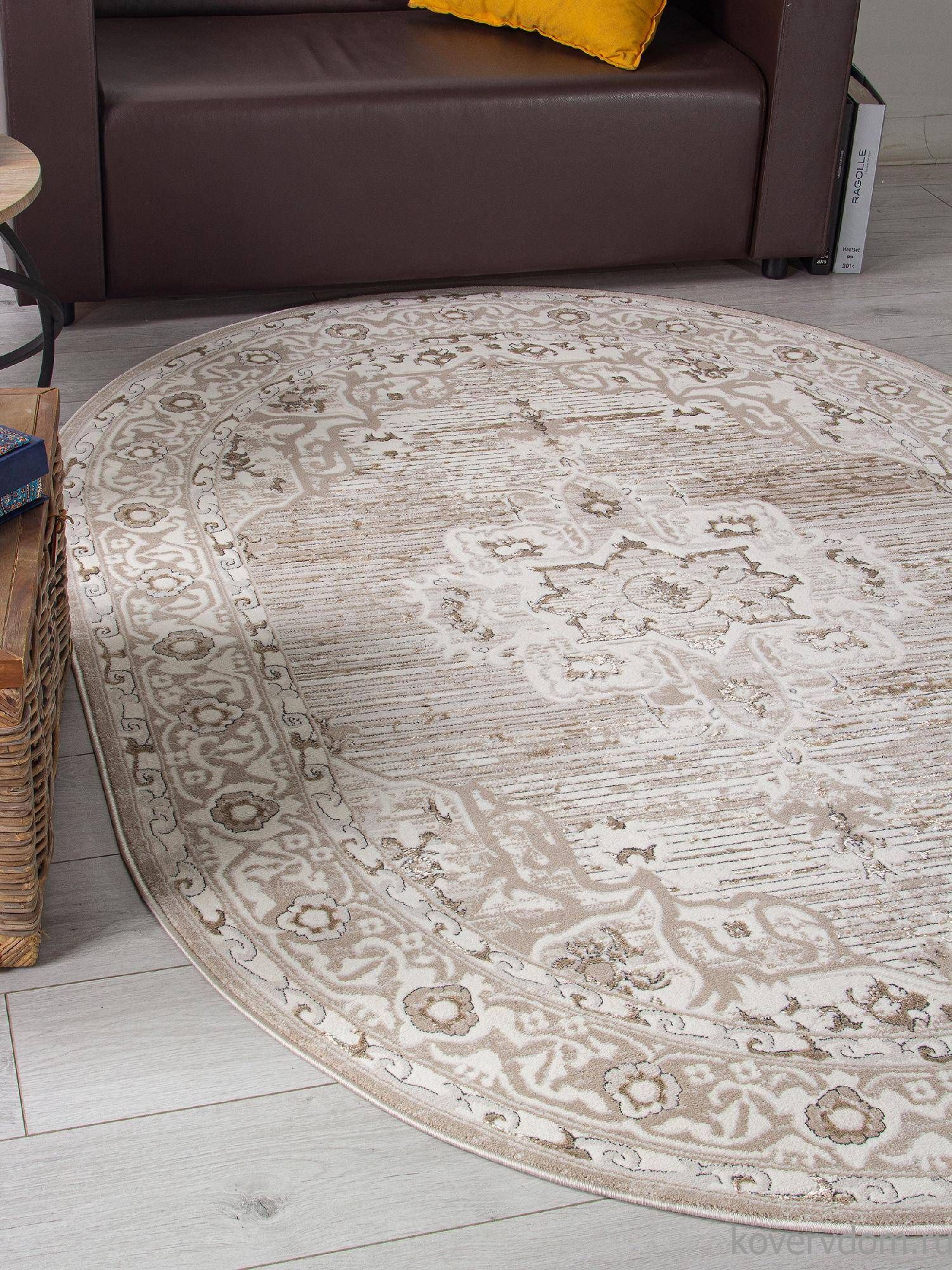 Ковер NOVA-A 04089A CREAM HB / LIGHT GRI HB Овал