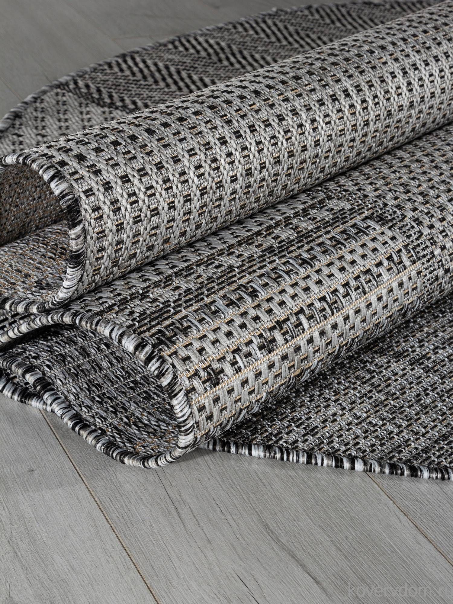 Ковер KAIR S139 DARK GRAY Овал Ковер KAIR S139 DARK GRAY Овал