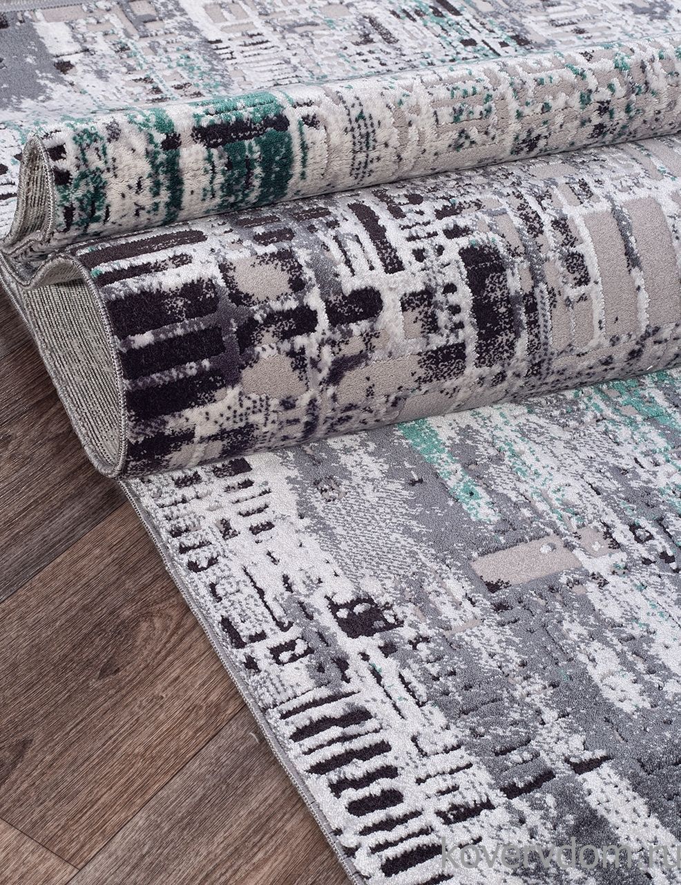 Ковер ROXANNE 17132 L.GREY / D.GREY Ковер ROXANNE 17132 L.GREY / D.GREY