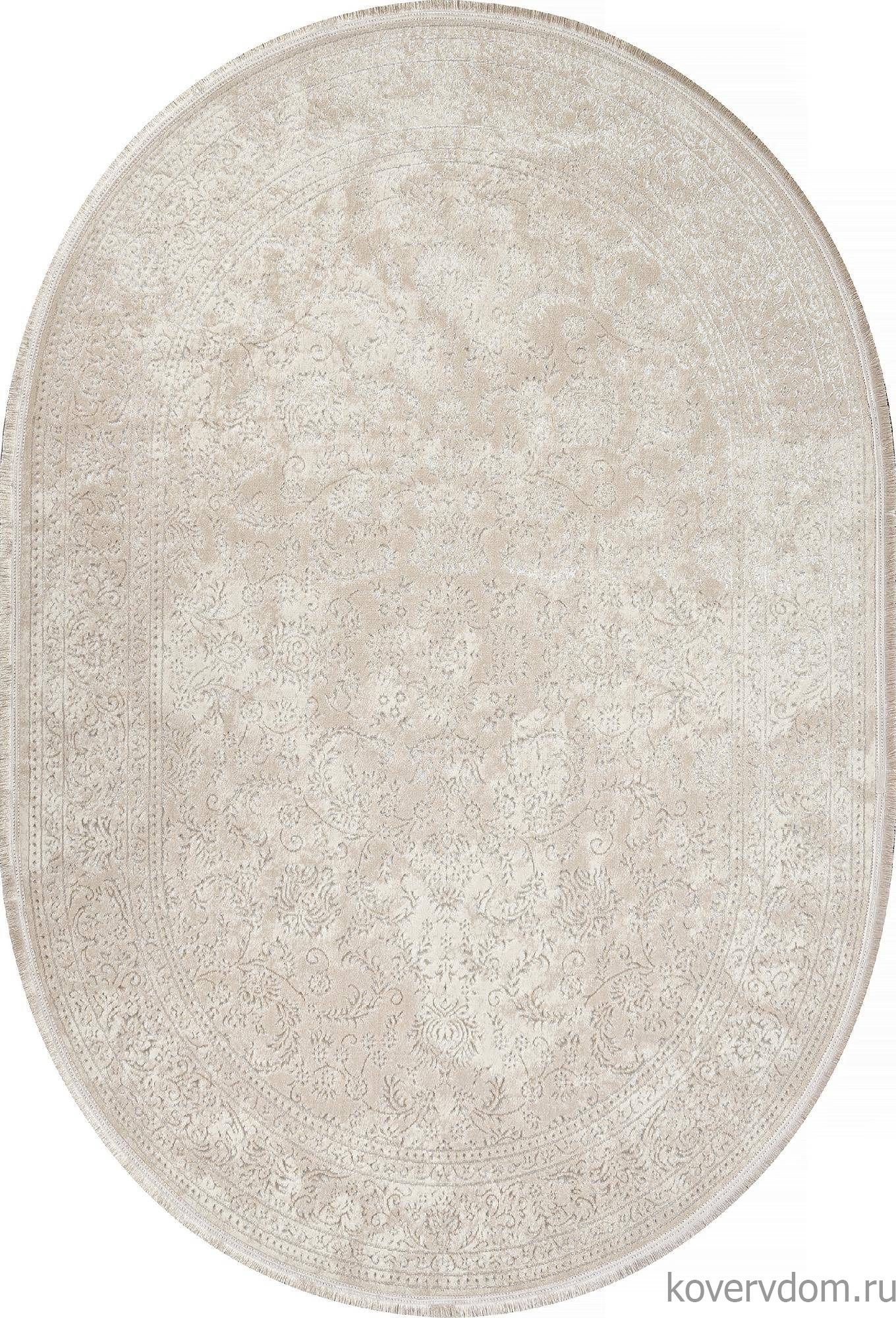 Ковер MIKONOS F568AF CREAM / CREAM Овал Ковер MIKONOS F568AF CREAM / CREAM Овал