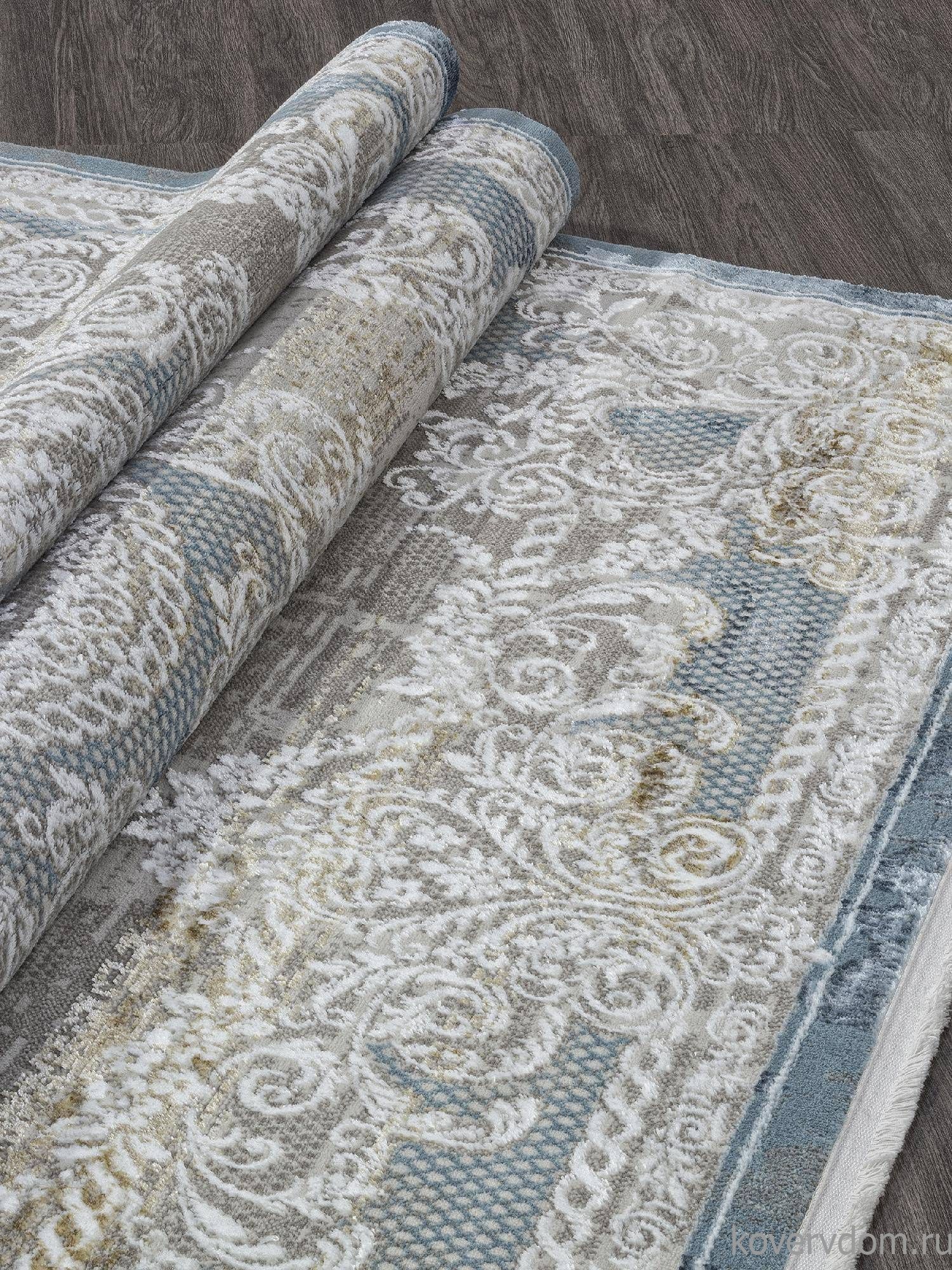 Ковер AJMAL LP 289 CREAM / BLUE Ковер AJMAL LP 289 CREAM / BLUE