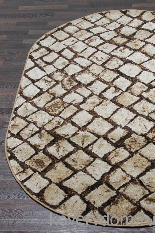 Ковер SUNRISE 2 D455 BEIGE Овал Ковер SUNRISE 2 D455 BEIGE Овал