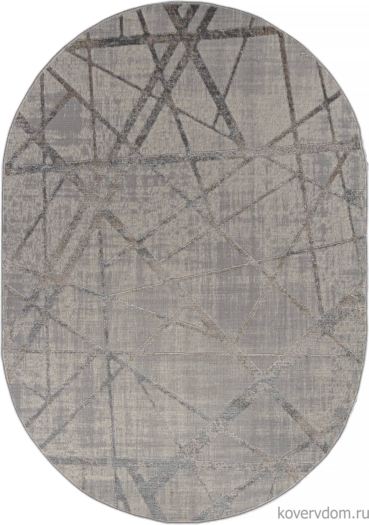 Ковер LIMAN F478 GRAY-BEIGE Овал