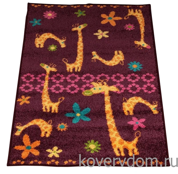 Ковер детский FUNKY Giraffe a violet Ковер детский FUNKY Giraffe a violet