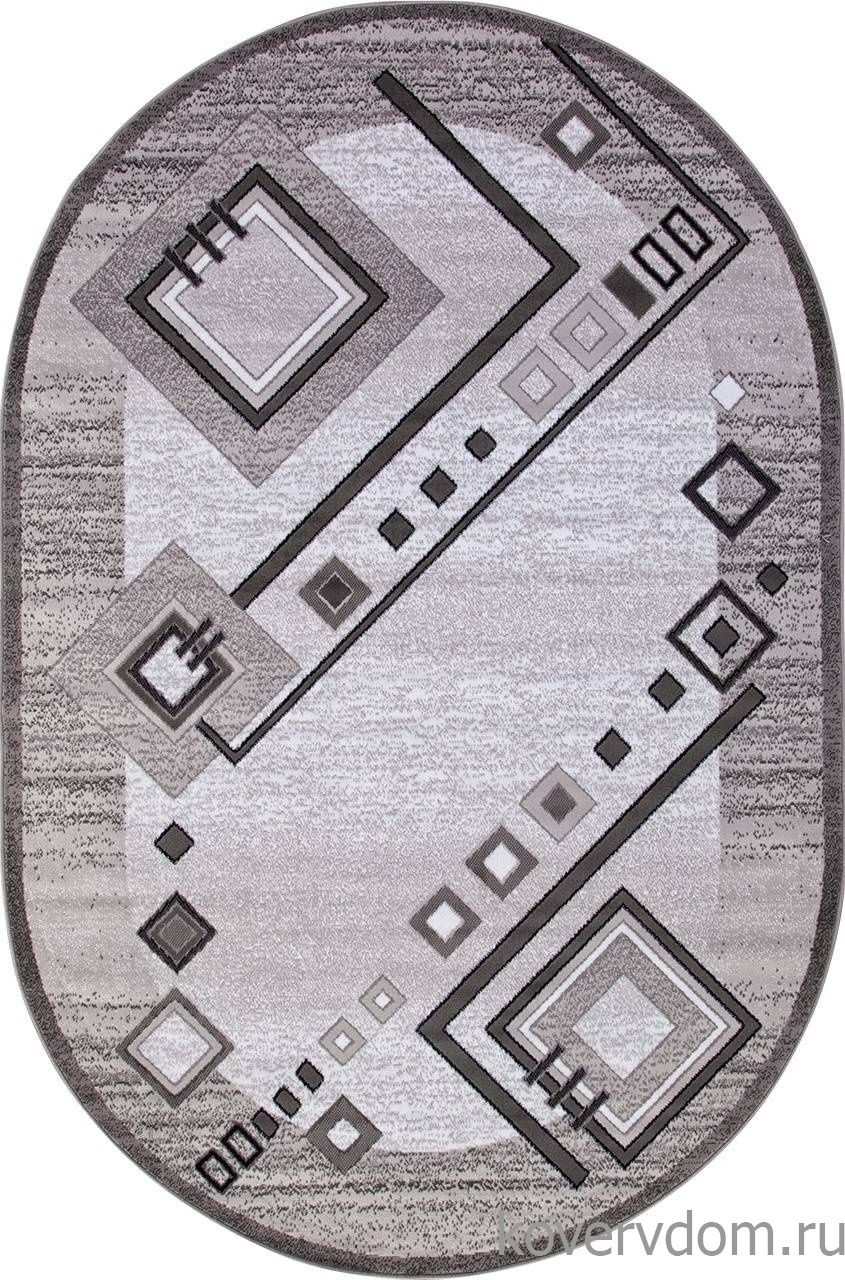 Ковер SILVER D188 GRAY Овал Ковер SILVER D188 GRAY Овал
