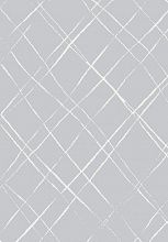 Пушистый круглый ковер Ambiance Скандинавский 81253 Silver-White