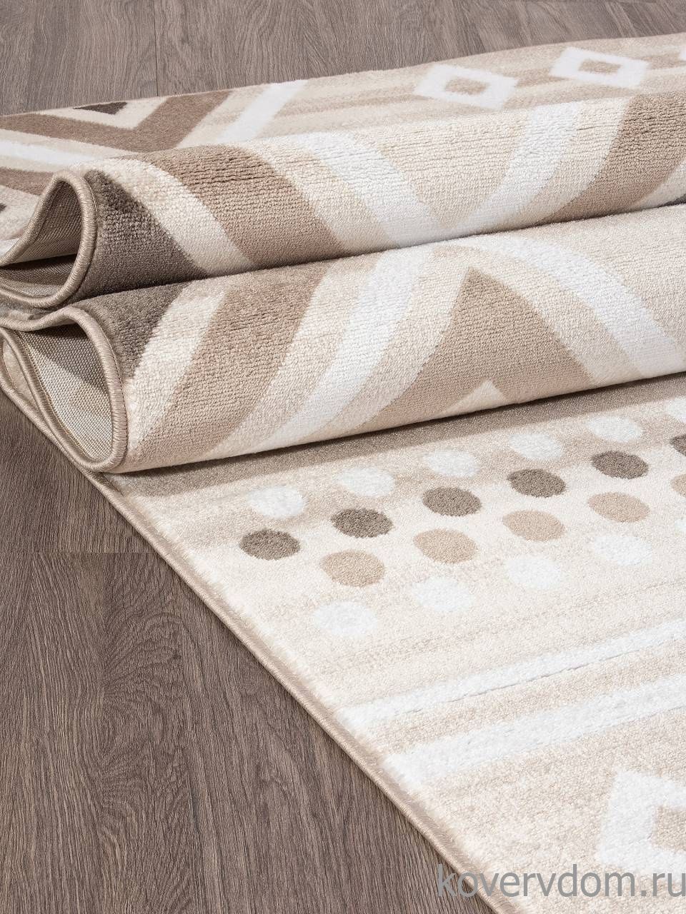 Ковер VALENCIA DELUXE D962 CREAM-BROWN Ковер VALENCIA DELUXE D962 CREAM-BROWN