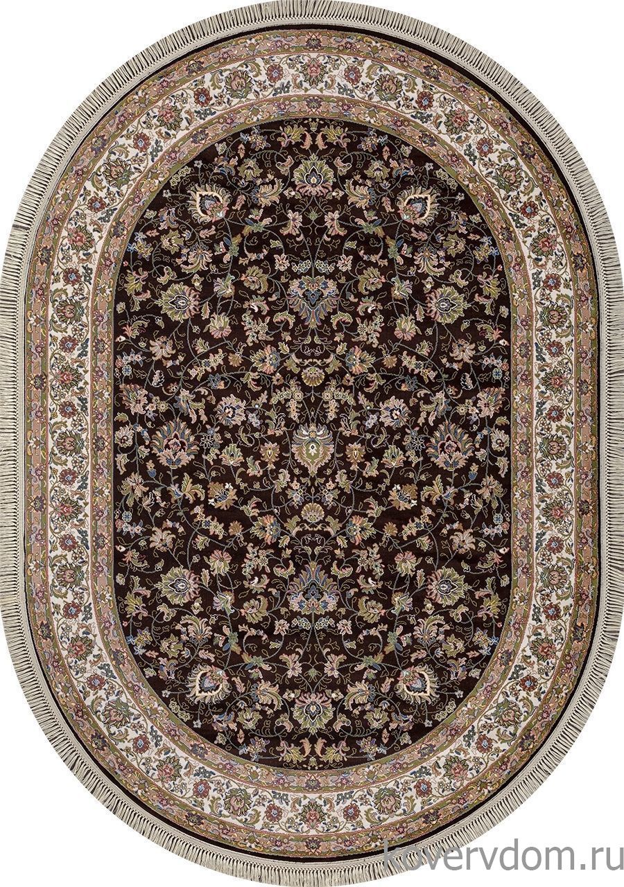 Ковер ARAVIA 5471 BROWN-CREAM Овал