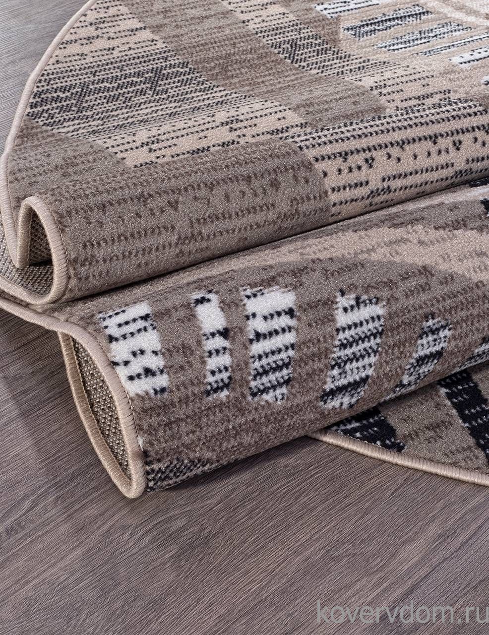 Ковер SIERRA d284 BEIGE-BROWN 2 Овал Ковер SIERRA d284 BEIGE-BROWN 2 Овал