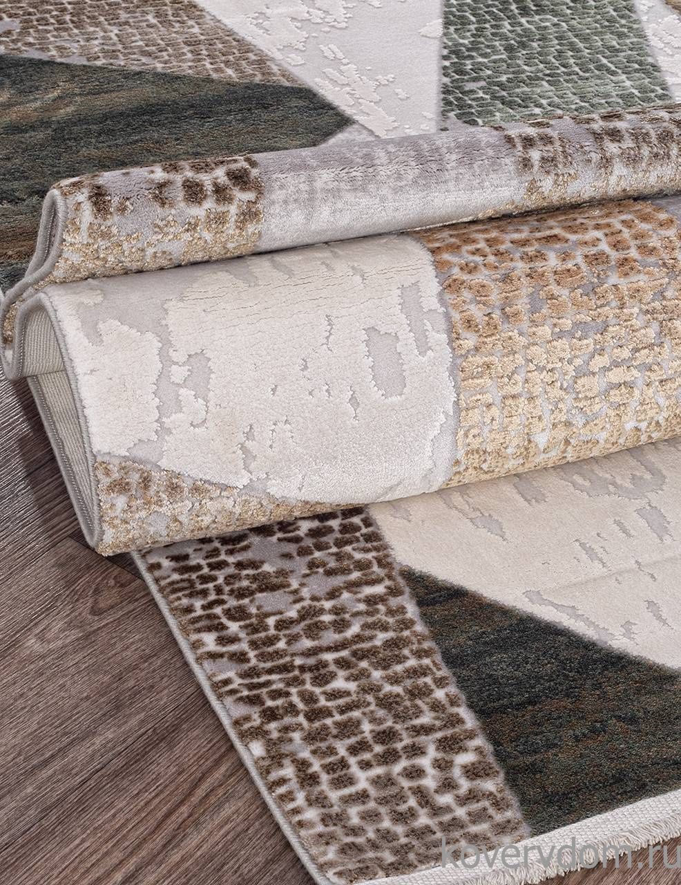 Ковер ALLURES 12108 CREAM / GREEN Ковер ALLURES 12108 CREAM / GREEN