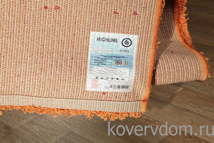 Ковер длинноворсовый Highline 2144 9202 orange Ковер длинноворсовый Highline 2144 9202 orange
