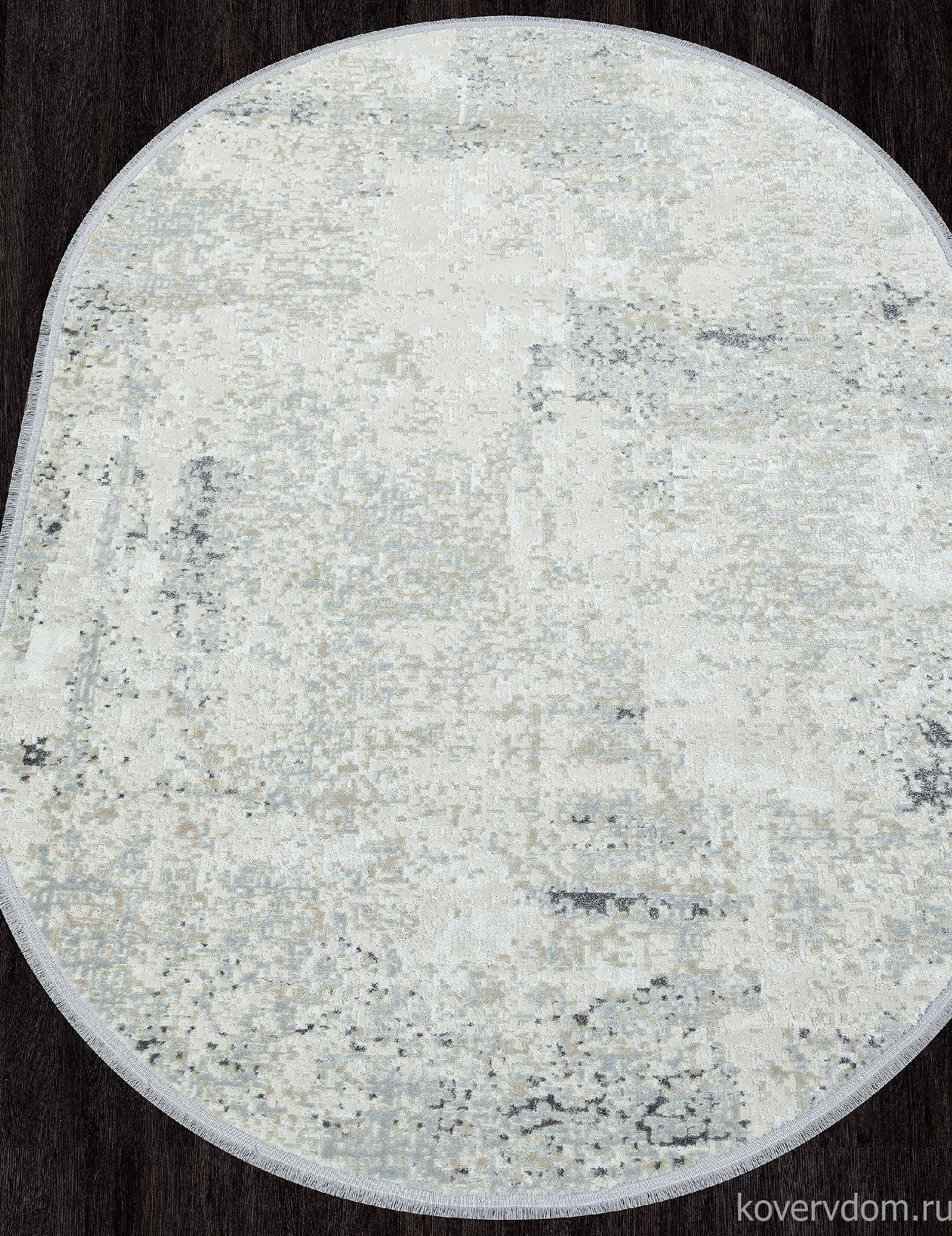 Ковер RUBI 26762Z CREAM / L.GREY Овал Ковер RUBI 26762Z CREAM / L.GREY Овал