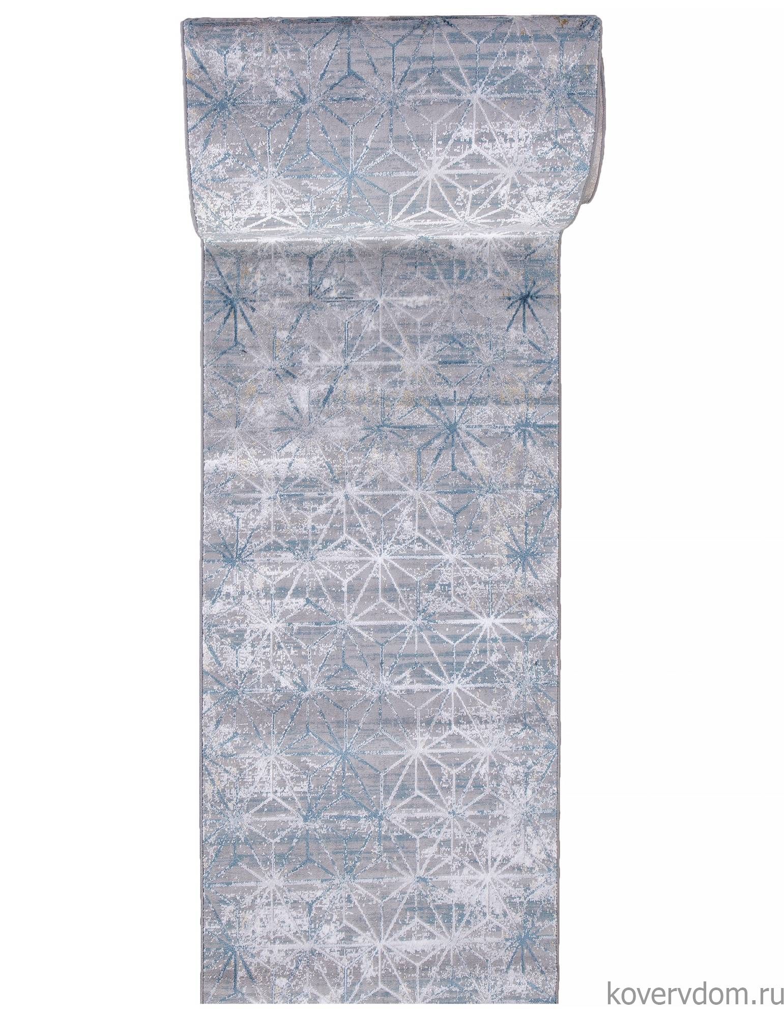 Ковровая Дорожка AJMAL LP 320 GREY / BLUE Ковровая Дорожка AJMAL LP 320 GREY / BLUE