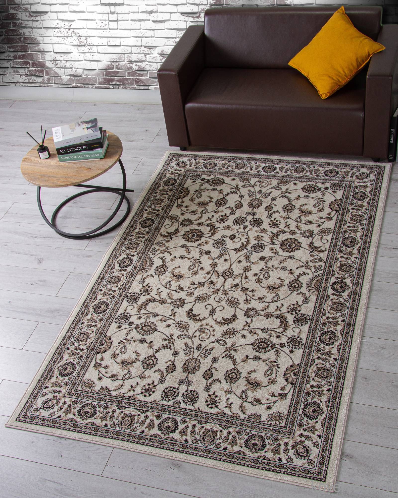 Ковер ВАЛЕНСИЯ ДЕЛЮКС D251 CREAM-BROWN