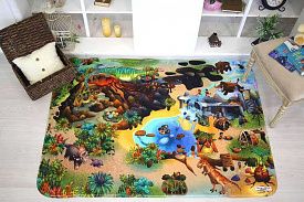 Детский развивающий 3D ковер House of Kids Парк Юрского периода 86030