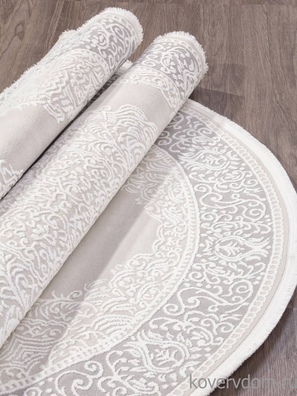 Ковер MODA 1386 ACIK GRI Овал Ковер MODA 1386 ACIK GRI Овал