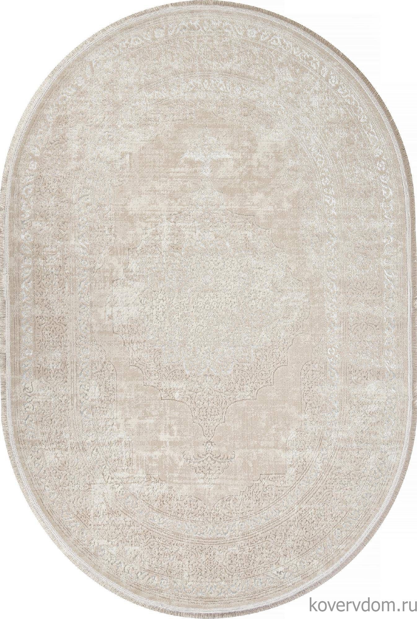 Ковер MIKONOS F566AF CREAM / CREAM Овал Ковер MIKONOS F566AF CREAM / CREAM Овал